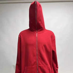 Sweat à capuche zippé en molleton de coton de haute qualité, logo personnalisé imprimé, dessin animé anti-rides grande taille pour hommes femmes pour l'hiver - Product Image 2