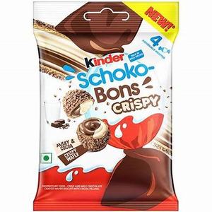 Barras crujientes de Ferrero Knider Schokobons, dulces de galleta de chocolate con leche sólida, ideales para minoristas en envases a granel - Product Image 4