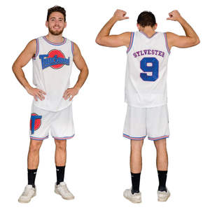 Nouveauté 2025 – Maillots de basketball pour hommes personnalisables avec logo imprimé, antibactériens, séchage rapide, ensemble d'été en maille polyester (débardeur et short) - Product Image 2
