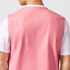 Transpirable al por mayor logotipo impreso personalizado hombres chaleco Multi bolsillos sin mangas verano ropa exterior Cargo chaqueta chaleco - Product Image 6