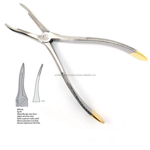 Pinzas ergonómicas manuales para extracción dental Fig. 49, para raíces superiores muy finas, de acero inoxidable quirúrgico, World Precision Surgical - Product Image 6