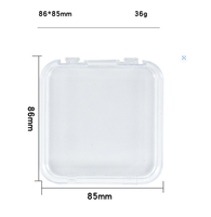 Boîte d'emballage vide pour faux ongles, nouvelle boîte de rangement et de présentation personnalisable avec logo, boîtes à ongles pour faux ongles