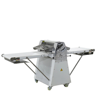 Laminoir à pâte électrique commercial réversible en acier inoxydable 220V pour trancher le pain et les biscuits, nouvel équipement de boulangerie