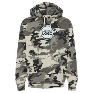 Independent Trading Co Sweat-shirt à capuche pour homme (IND4000) -Snow Camo Hoodies - Product Image 2