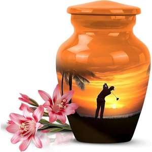 Urnas de cremación de metal pintadas con camión ligero para cenizas humanas en urnas de cenizas humanas de alta calidad para mujeres y hombres - Product Image 5