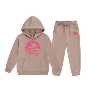 Sudadera con capucha y pantalones acampanados con estampado DTG personalizado para hombre, chándal, conjunto informal de 2 piezas, ropa de calle de moda - Product Image 1