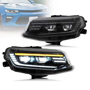 Phares de projecteur LED VLAND pour <span class=keywords><strong>Chevrolet</strong></span> Chevy Camaro 2016-2018 (LT,SS, RS, <span class=keywords><strong>ZL</strong></span>,LS, coupé, cabriolet) - Product Image 1