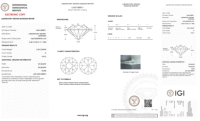 Diamante Cultivado en Laboratorio de 2.69 Quilates, Corte Brillante Redondo, Color Blanco Portugués GHI, VS1, Certificado IGI 637484118, Excelente Corporación
