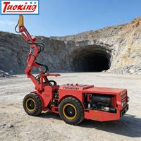 Equipo de Escalado Hidráulico TPX-104 Jumbo Tuoxing con Pluma Plegable y Martillo Rompedor para Escalado de Roca en Túneles Subterráneos
