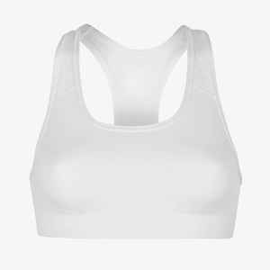 Sujetador deportivo Pro para mujer, poliéster, elastano, doble capa, ajuste de compresión, banda ligera para el pecho, correa para la espalda cruzada, Frente alto - Product Image 6