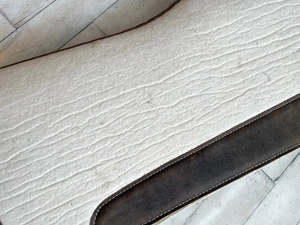 Almohadilla de sillín de lana azteca Navajo occidental de cuero de vaca ecuestre de alta calidad, productos de Carreras de Caballos ingleses de la India - Product Image 2