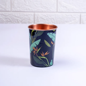 Vidrio de impresión de Flamenco de cobre puro de latón AK en acabado multicolor de alta calidad para uso doméstico/uso de oficina - Product Image 4