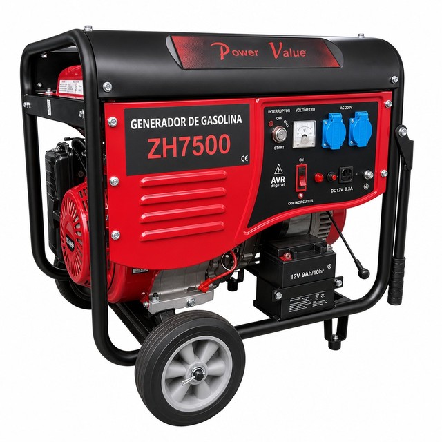 220v 50hz Dual Fuel Gasoline and Gas Generator 6KW 6.5KW 6.5 Kva LPG Power Value 6.5 Kva LPG Gas Generator