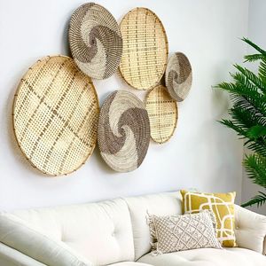 The Best Price of the Decor Wall With Plate Seagrass Natural in 99 Gold Data VietNam for Sale 99GD - Product Image 5