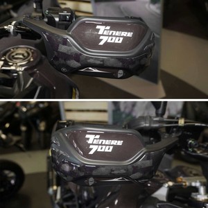 Adesivo Protettivo Nero per Manubrio Compatibile con Yamaha Tenere 700 World Raid, Adesivo per Serbatoio Moto - Product Image 4