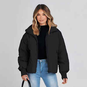 Veste matelassée pour femmes Streetwear personnalisé, chaud et matelassé, décontracté, hiver, fabricant, fournisseur en usine - Product Image 1