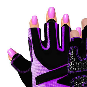 Guantes de cuero de gimnasio de protección completa personalizados de alta calidad, guantes antideslizantes para entrenamiento físico, guantes de entrenamiento para ciclismo y uso deportivo - Product Image 6