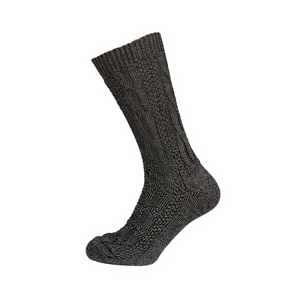 Calcetines de Tubo Casuales a Cuadros, 100% Lana, Antibacterianos, Ecológicos, con Logotipo Personalizado, Impresión Digital, Blancos, Unisex, Diseño Invernal - Product Image 1