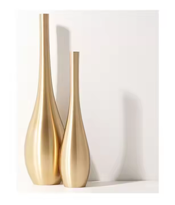 Florero decorativo Florero de acabado antiguo de metal de latón pulido brillante por decor Impex - Product Image 5