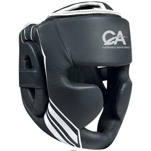Último diseño hecho a medida cara abierta cabeza guardia boxeo Karate protección casco competencia profesional cabeza guardia gran oferta 2025 - Product Image 3