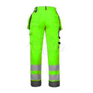 Chaleco y pantalones de seguridad de algodón ligero para hombre al mejor precio, patrón recto de alta visibilidad para seguridad - Product Image 6
