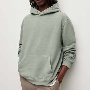 Haute Qualité Sans Chaîne Respirant Pierre Acide Lavé Hoodies Full Zip Up Hommes 500GSM Conception Acide Lavage À Capuche Top Qualité Toutes Les Tailles - Product Image 3