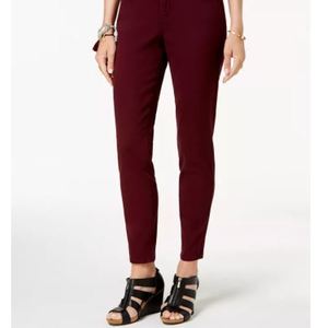 Jeans Skinny Curvy Fit da Donna Style & Co Rossi Taglia 2, in Denim Traspirante a Vita Media, Stile Semplice High Street con Logo in Vita - Product Image 2