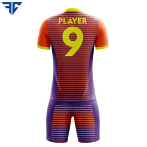 Gran oferta, uniforme de fútbol personalizable de alta calidad para niños, camiseta de fútbol de manga corta para hombres, conjuntos superiores de gama alta para equipos infantiles - Product Image 2
