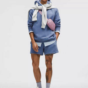 Sudadera con capucha de invierno de 100% algodón de peso pesado para hombre, sudadera de gran tamaño de alta calidad con estampado de hojaldre, ropa de calle personalizada - Product Image 3