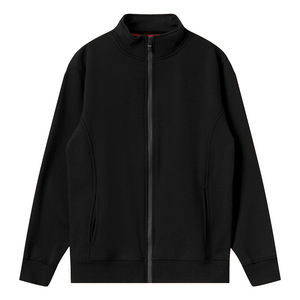 Wholesale Custom Printed <b>Men</b> Heavyweight Silver Fox Fleece Zip <b>Hoodie</b> Autumn Winter Thermal Full-Zip <b>Work</b> Jacket Embroidered - Product Image 4