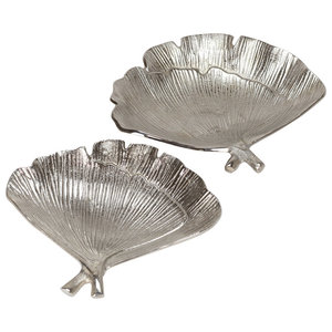 Bandeja decorativa de hoja dorada de Metal de la mejor venta para mesa central decoración de boda en casa al mejor precio - Product Image 4