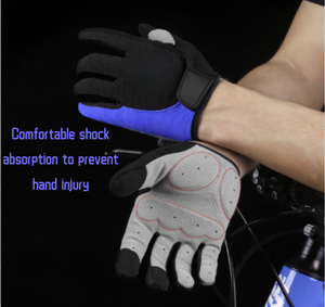ถุงมือ MTB นิ้วเต็มนิ้วสี่ฤดูถุงมือกีฬากลางแจ้งดูดซับแรงกระแทกระบายอากาศได้สำหรับขี่จักรยาน - Product Image 4