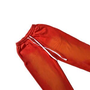 กางเกงสตรีทแวร์ทรงสลิมฟิตของผู้ชายผ้าแคนวาสน้ำหนักเบาออกแบบได้เองด้วยผ้าแคนวาสรูปทรงบานสไตล์ฮิปฮอปแบบซ้อน - Product Image 5