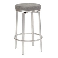 Chaise de bar moderne au look luxueux, forme élégante, structure en fer durable, écologique, tailles personnalisables, design imperméable pour cuisine et maison