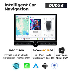 Mekede เครื่องเสียงรถยนต์มัลติมีเดียแอนดรอยด์, เครื่องเสียงรถยนต์ระบบนำทาง GPS เครื่องเล่นบนรถสำหรับ Xiao <span class=keywords><strong>Mi</strong></span> Su7 - Product Image 6