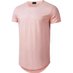 <b>Mens</b> <b>Longline</b> loose fit 100% cotton Gym Muscle Bodybuilding T-<b>shirt</b> for <b>men</b> Hipster Reflective Line Scallop Tees <b>Shirts</b> - Product Image 1
