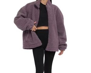 2024 Winter New Arrival Women's <b>Waterproof</b> <b>Warm</b> Luxury Customization Reversible Sherpa Premium Fashionable <b>Jacket</b> - Product Image 1