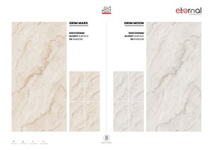 Dalles en porcelaine 600x1200 aspect marbre brillant, grand format, pour applications murales et de sol haut de gamme, meilleur prix et qualité - Product Image 4