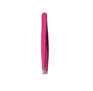Pinzas para cejas de acero inoxidable de color rosa, tamaño 9,5 cm, pinzas para manicura, punta puntiaguda, herramienta de belleza duradera para uso doméstico, 9,5 cm - Product Image 2