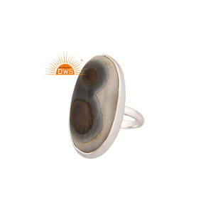 Anillo apilable de piedras preciosas de hielo Solar Natural de plata de ley superventas, joyería personalizada para mujer, regalo para ella - Product Image 1