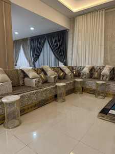 Sofá estilo Majlis árabe, diseño clásico, elegante conjunto para sala de estar, asientos de esquina de lujo, diseño que ahorra espacio - Product Image 2