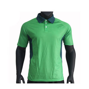 T-shirt de golf en polyester par sublimation T-shirt respirant T-shirt polo avec logo personnalisé T-shirt polo imprimé pour hommes et femmes - Product Image 4
