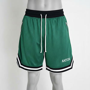 กางเกงกีฬาขาสั้นของผู้ชายผ้าฝ้าย100% ลำลองระบายอากาศได้ดีพิมพ์โลโก้ตามสั่ง - Product Image 4