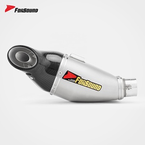 Sistema de Escape para Motocicleta de Fibra de Carbono, Precio de Fábrica Forsound, Sistema Completo para Yamaha <span class=keywords><strong>MT09</strong></span> FZ09 2014-2020 - Product Image 4