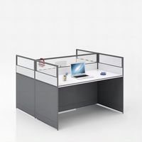 Bureau de poste de travail cloisonné simple de style moderne et bureau de poste de travail pour le bureau