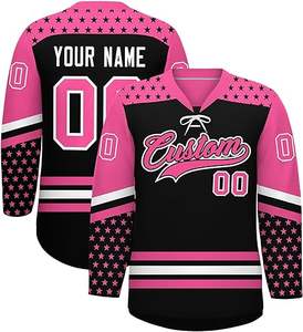 Maillot de Hockey sur glace sublimé hommes personnalisé à manches longues séchage rapide uniforme OEM Teamwear usine fournisseur en gros 2025 - Product Image 1