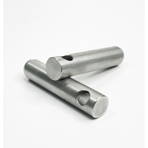 Pasador Cilíndrico de Cabeza Plana Mecanizado por CNC con Orificio, Piezas de Metal de Acero Inoxidable Torneadas con Precisión - Product Image 1