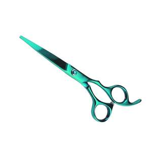 Tijeras de Peluquería de Titanio Azul con Logotipo Personalizado, Tijeras de Acero Inoxidable Japonés para Salón de Belleza, Tijeras de Marca Privada para Barbería - Product Image 5