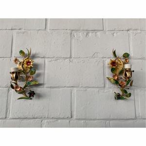 Decorative Gold Metal Wreath <b>Candle</b> <b>Holder</b> Centerpiece for Christmas Table Decor Handmade Luxury Metal <b>Candle</b> <b>Holder</b> CandleStand - Product Image 3