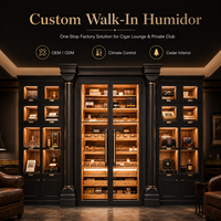Humidor sur mesure OEM ODM pour salon de cigares, club privé